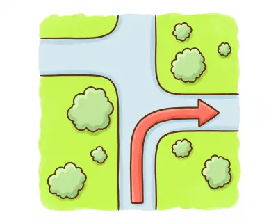 Turn right